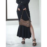 ブラック | 【SETUP着用可】クロスケーブルニットスカート | EATME