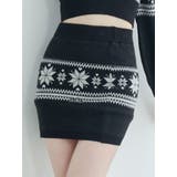 ブラック | ノルディックニットスカート | EATME