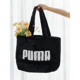 ブラック | 【PUMA】UP FAUX FURショッパー | EATME