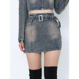 ベルトタイトデニムスカート | EATME | 詳細画像34 