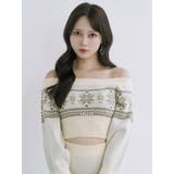 ノルディックニットオフショルTOP | EATME | 詳細画像20