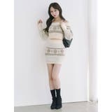 ノルディックニットオフショルTOP | EATME | 詳細画像23