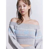 ノルディックニットオフショルTOP | EATME | 詳細画像37