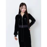 【SETUP着用可】バイカラーベロアブルゾン | EATME | 詳細画像23