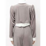 【SETUP着用可】バイカラーベロアブルゾン | EATME | 詳細画像30