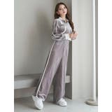 【SETUP着用可】バイカラーベロアブルゾン | EATME | 詳細画像4