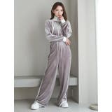 【SETUP着用可】バイカラーベロアブルゾン | EATME | 詳細画像5