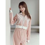 【SETUP着用可】バイカラーベロアブルゾン | EATME | 詳細画像9