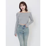 【SETUP】リボンオフショルダーTOP | EATME | 詳細画像8