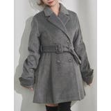 グレー | ダブルテーラードコート | EATME