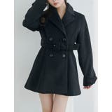 ブラック | ダブルテーラードコート | EATME