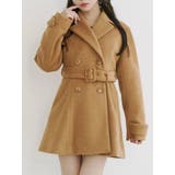 キャメル | ダブルテーラードコート | EATME