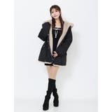 フェイクファーフードコート | EATME | 詳細画像15