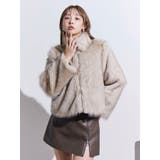 スタンドカラーフェイクファーブルゾン | EATME | 詳細画像38