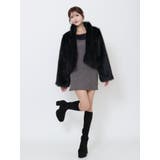 ベルテッドフェイクファーリブワンピース | EATME | 詳細画像2