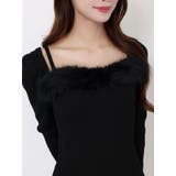 ベルテッドフェイクファーリブワンピース | EATME | 詳細画像22