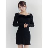 ベルテッドフェイクファーリブワンピース | EATME | 詳細画像26