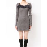 ベルテッドフェイクファーリブワンピース | EATME | 詳細画像28