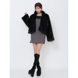 ベルテッドフェイクファーリブワンピース | EATME | 詳細画像3