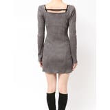 ベルテッドフェイクファーリブワンピース | EATME | 詳細画像30