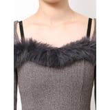 ベルテッドフェイクファーリブワンピース | EATME | 詳細画像31