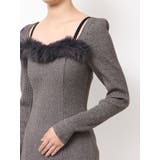 ベルテッドフェイクファーリブワンピース | EATME | 詳細画像32