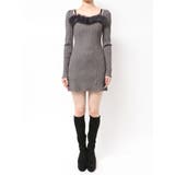 ベルテッドフェイクファーリブワンピース | EATME | 詳細画像35