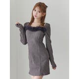 ベルテッドフェイクファーリブワンピース | EATME | 詳細画像5