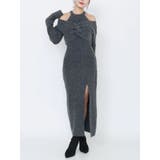 グレー | ツイストニットワンピース | EATME