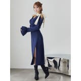 リボンショルダーロングニットワンピース | EATME | 詳細画像10 