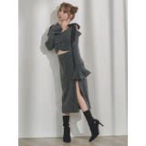 リボンショルダーロングニットワンピース | EATME | 詳細画像33 