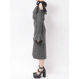 リボンショルダーロングニットワンピース | EATME | 詳細画像38 