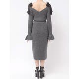 リボンショルダーロングニットワンピース | EATME | 詳細画像39 