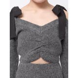 リボンショルダーロングニットワンピース | EATME | 詳細画像40 