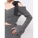 リボンショルダーロングニットワンピース | EATME | 詳細画像41 