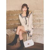 バイカラーアンサンブルニットワンピース | EATME | 詳細画像26