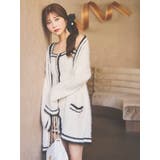 バイカラーアンサンブルニットワンピース | EATME | 詳細画像3