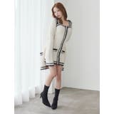 バイカラーアンサンブルニットワンピース | EATME | 詳細画像36