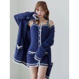 バイカラーアンサンブルニットワンピース | EATME | 詳細画像41