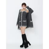 バイカラーアンサンブルニットワンピース | EATME | 詳細画像5