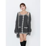 バイカラーアンサンブルニットワンピース | EATME | 詳細画像7