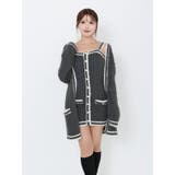 バイカラーアンサンブルニットワンピース | EATME | 詳細画像8