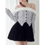 ミックス | ビジューストラップミニワンピース | EATME