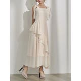 ショルダーリボンフレアワンピース | EATME | 詳細画像1