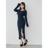 BACKリボンリブニットワンピース | EATME | 詳細画像13