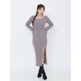 BACKリボンリブニットワンピース | EATME | 詳細画像3