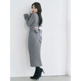 BACKリボンリブニットワンピース | EATME | 詳細画像32