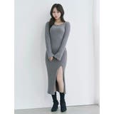 BACKリボンリブニットワンピース | EATME | 詳細画像37