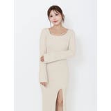 BACKリボンリブニットワンピース | EATME | 詳細画像42