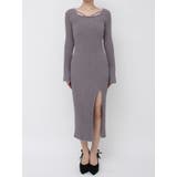 BACKリボンリブニットワンピース | EATME | 詳細画像48